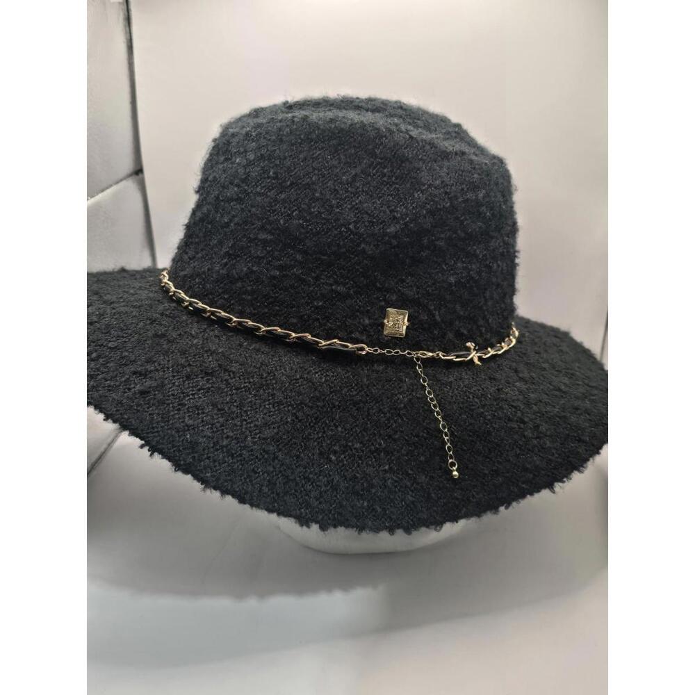 Women's ANNE KLEIN Black Fashion Stylish Hat-One Size-New With Tags